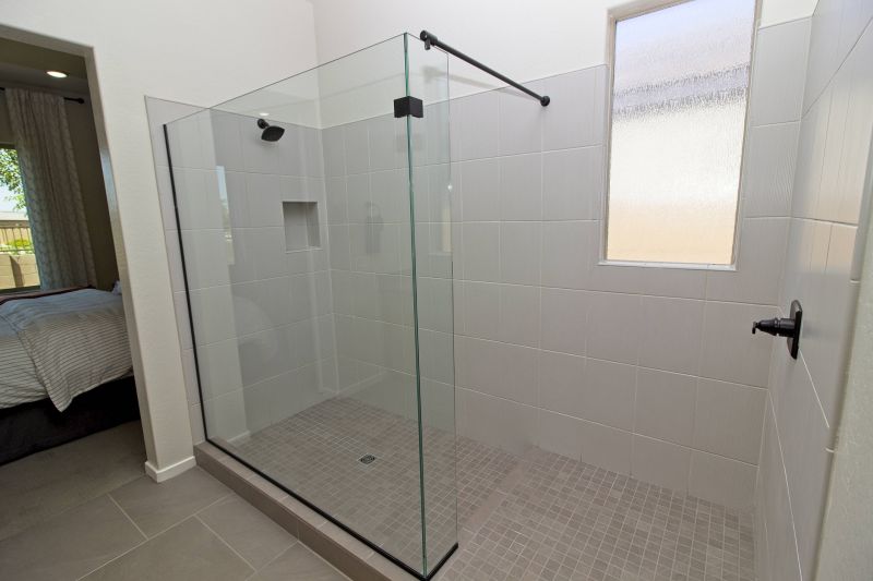Floating Vanity with Shower View